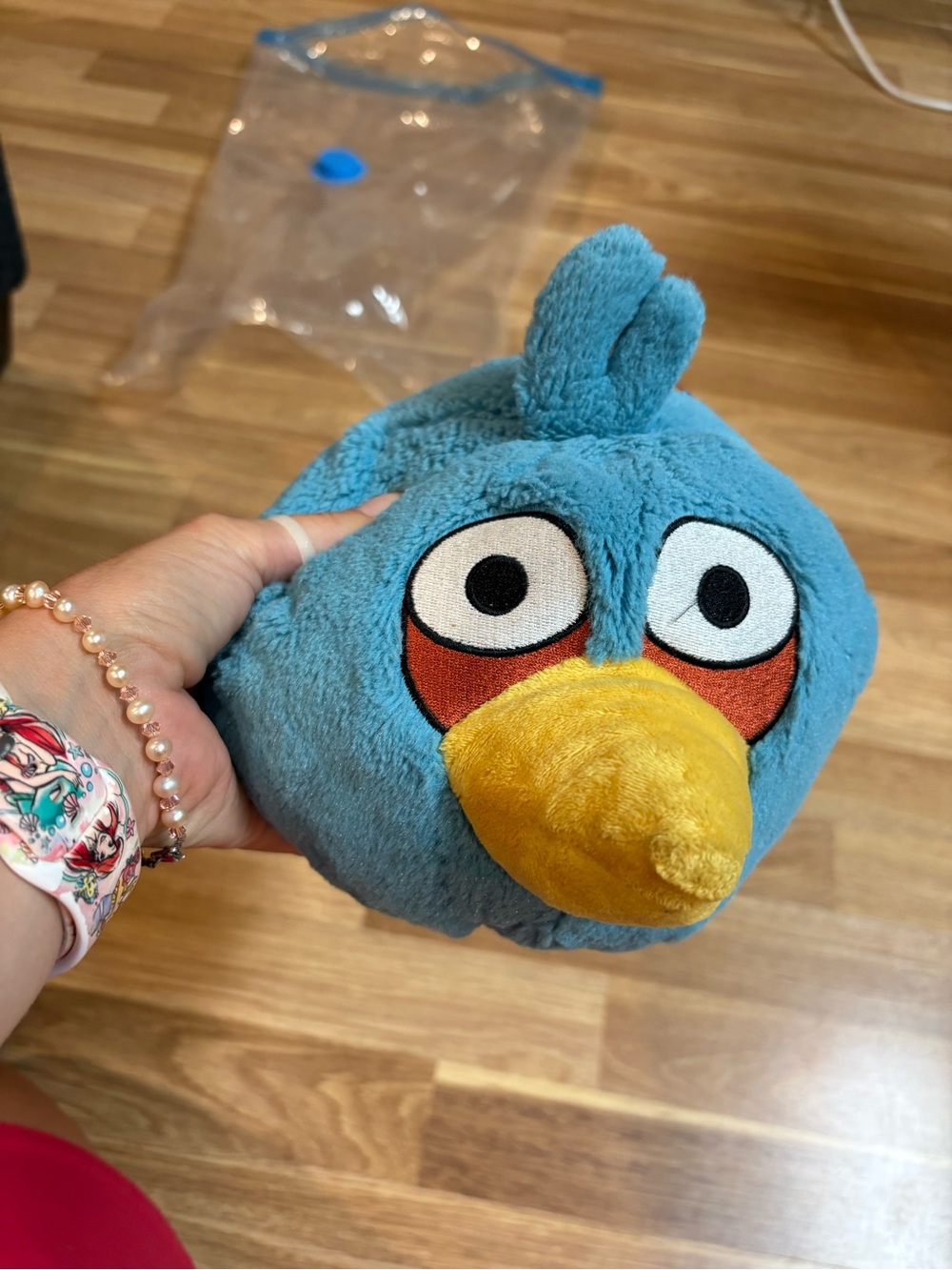 Commonwealth Angry Birds Plush Blue Bird 2010 Stuffed Animal Jake Jay Jim 8 Inch